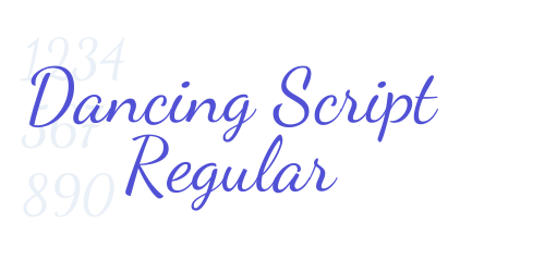Dancing Script Regular-font-download