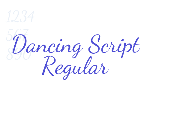 Dancing Script Regular