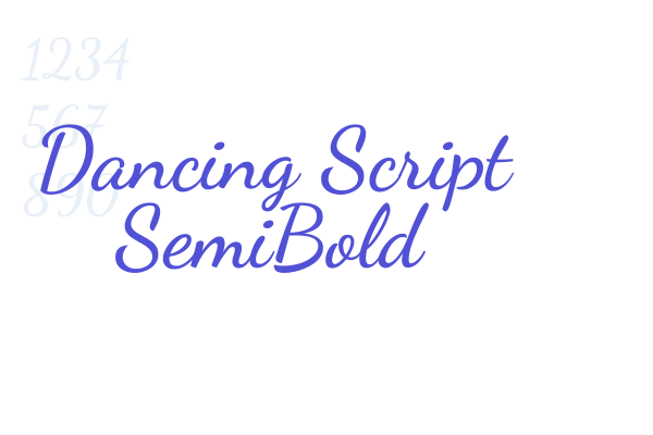 Dancing Script SemiBold