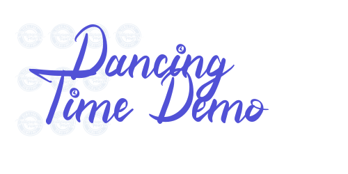 Dancing Time Demo-font-download