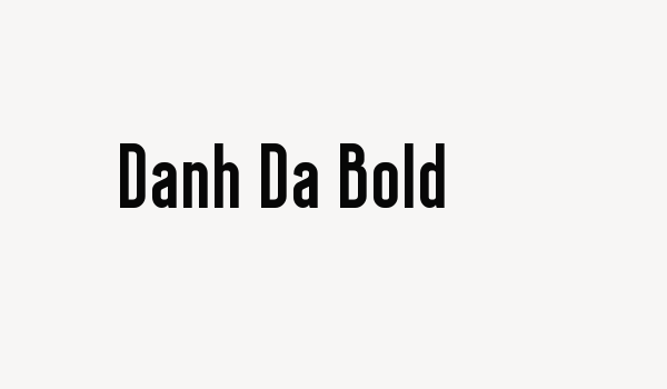 Danh Da Bold Font