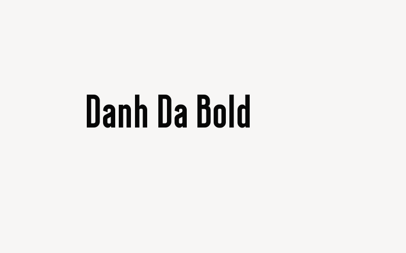 Danh Da Bold Font