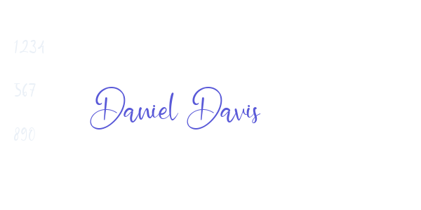 Daniel Davis font free