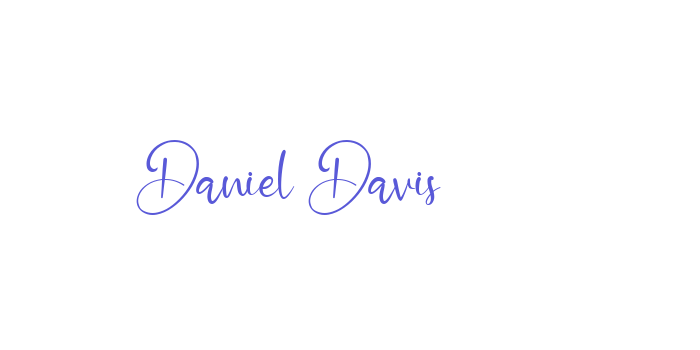 Daniel Davis Font