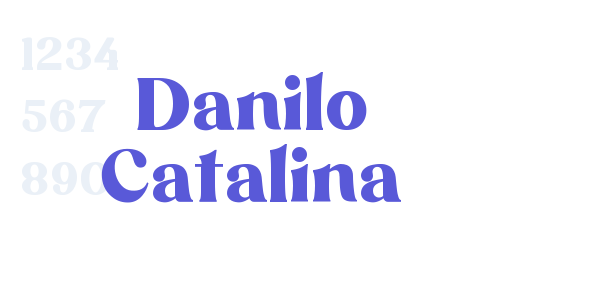 Danilo Catalina font free