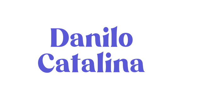 Danilo Catalina Font Download