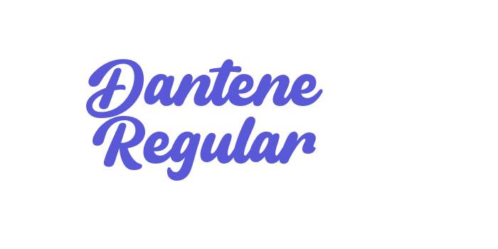 Dantene Regular Font Download