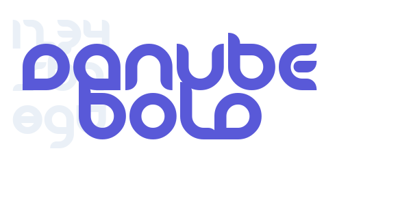 Danube Bold font free