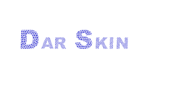 Dar Skin Font