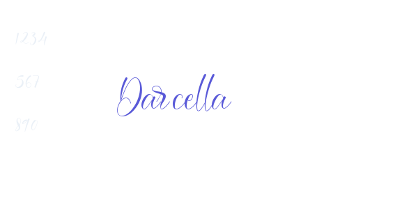 Darcella font free