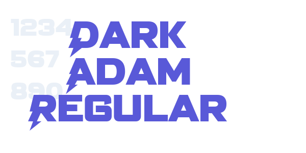 Dark Adam Regular font free