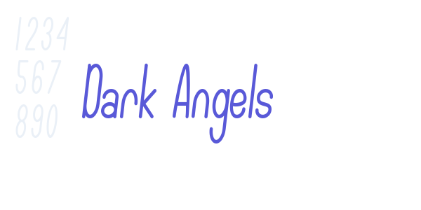 Dark Angels font free