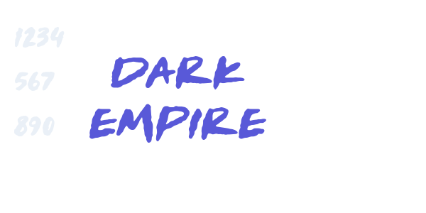 Dark Empire font