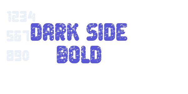 Dark Side Bold font free