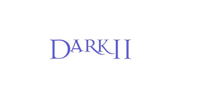 Dark11 Font