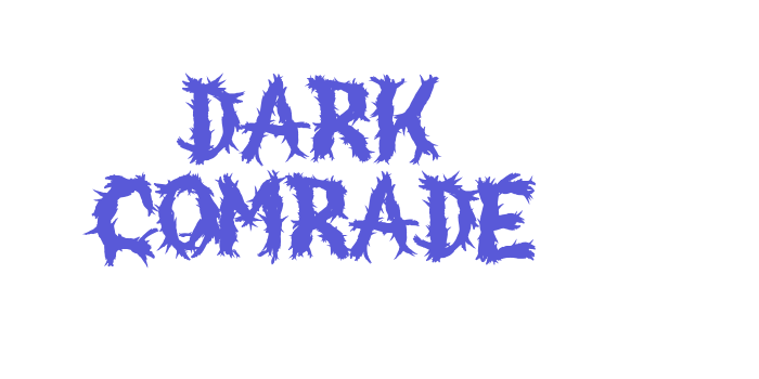 Dark Comrade Font