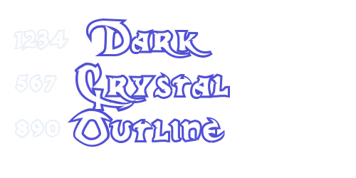 Dark Crystal Outline-font-download