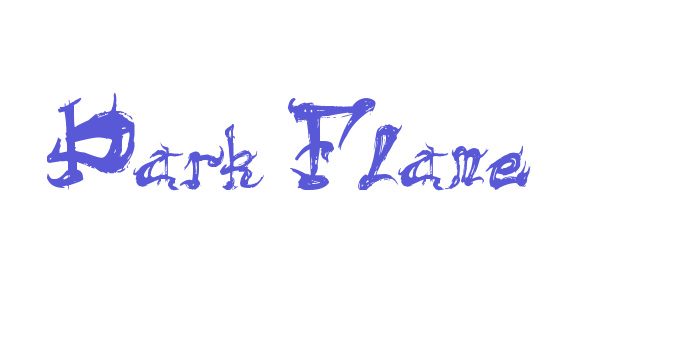 Dark Flame Font Download