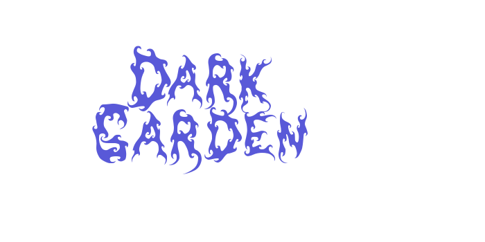 Dark Garden Font Download