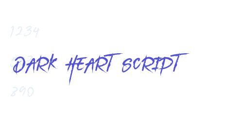 Dark Heart Script-font-download