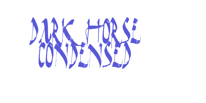 Dark Horse Condensed Font Download