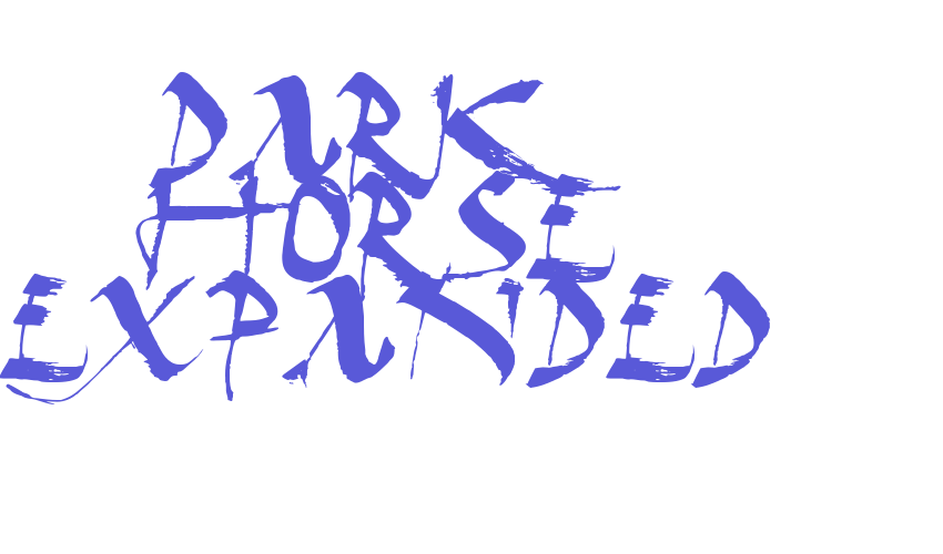 Dark Horse Expanded Font Download