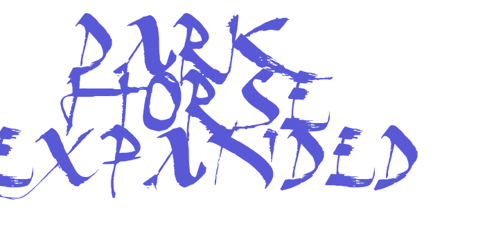 Dark Horse Expanded Font Download