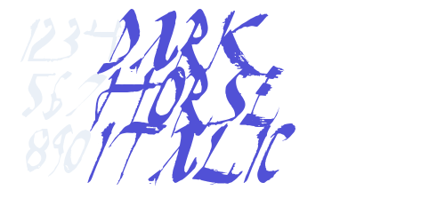 Dark Horse Italic-font-download