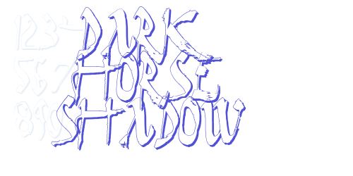 Dark Horse Shadow-font-download