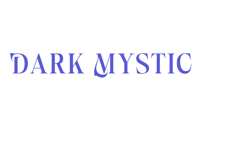 Dark Mystic Font