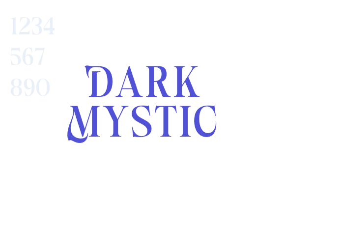 Dark Mystic font download