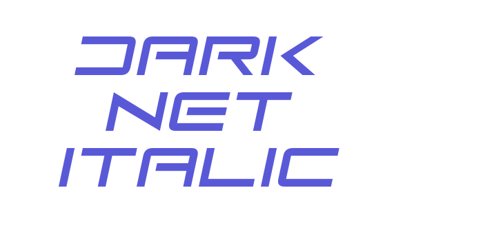 Dark Net Italic Font Download