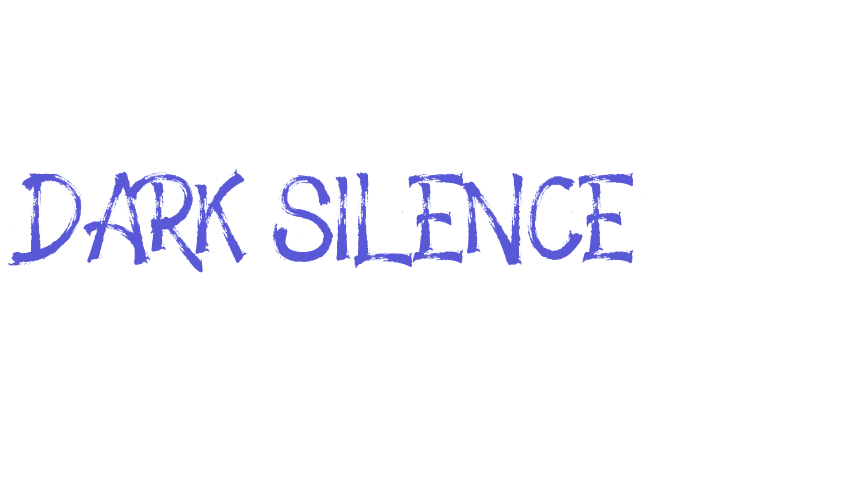 Dark SIlence Font