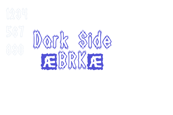 Dark Side (BRK) Font Download