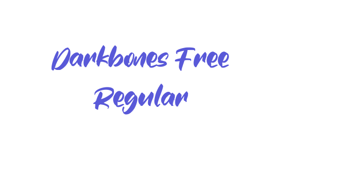 Darkbones Free Regular Font Download