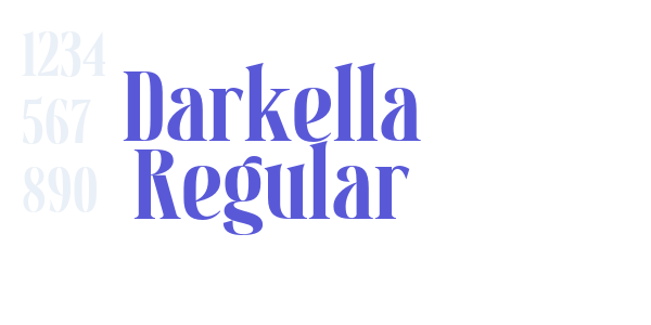 Darkella Regular font free