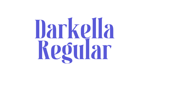 Darkella Regular Font Download