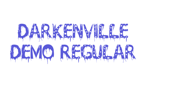 Darkenville DEMO Regular font free