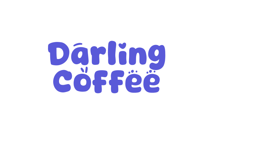 Darling Coffee Font