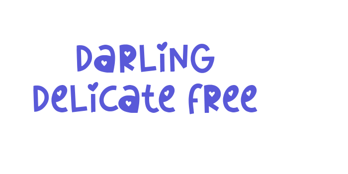 Darling Delicate Free Font Download