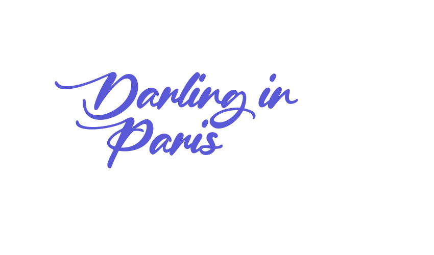 Darling in Paris Font