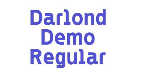 Darlond Demo Regular-font-download