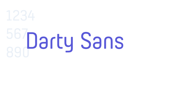 Darty Sans font free