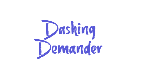 Dashing Demander Font Download