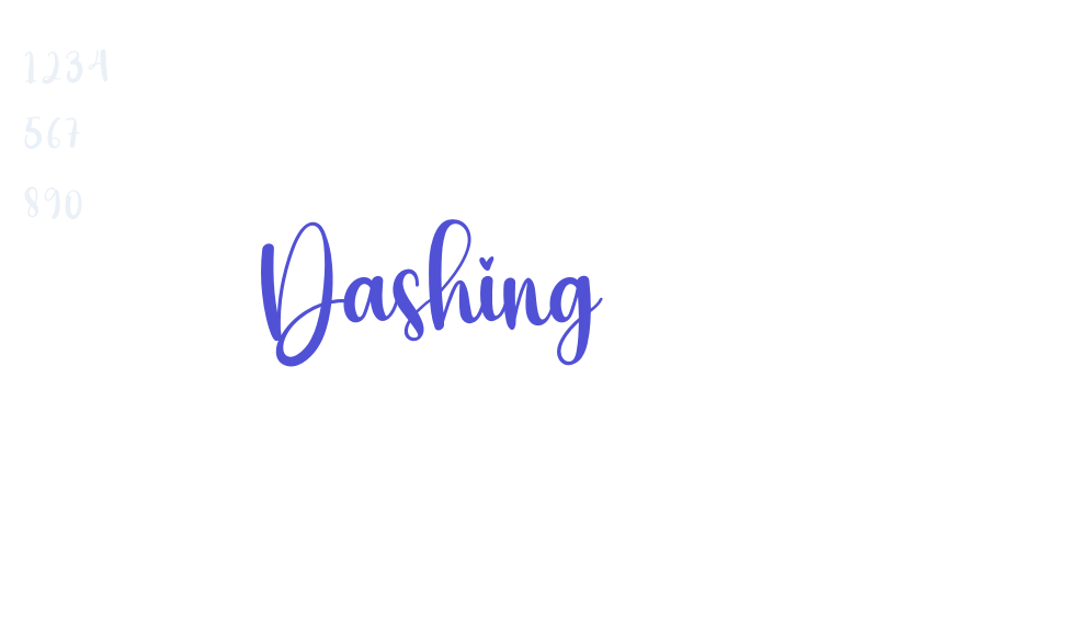 Dashing-font-download