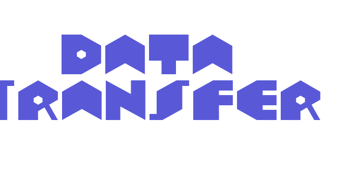 Data Transfer Font