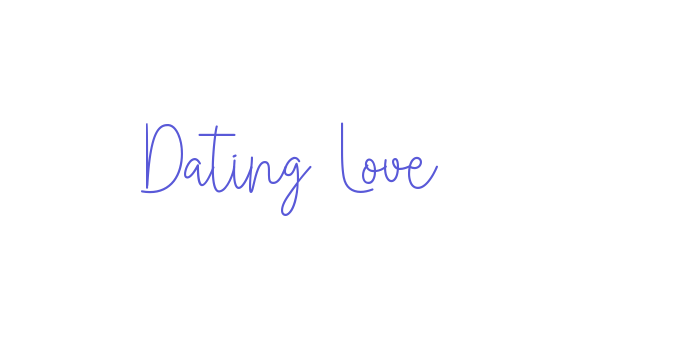 Dating Love Font Download