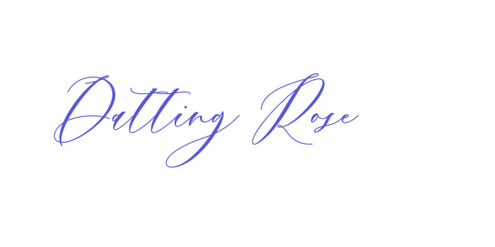 Datting Rose Font Download