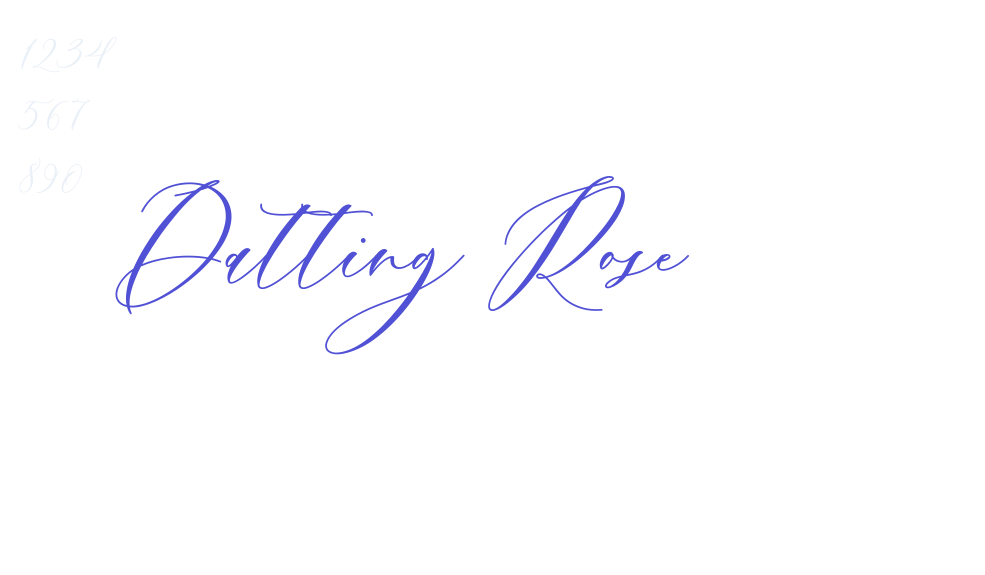 Datting Rose-font-download