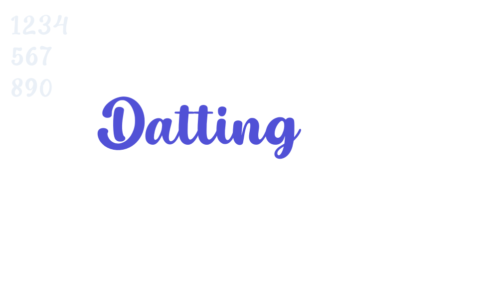 Datting-font-download